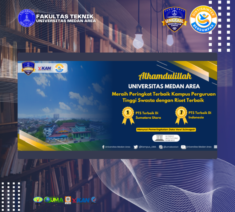 Prestasi Nasional: UMA Meraih Peringkat 7 Terbaik Kampus Swasta Berbasis Kualitas Riset 2025 di Indonesia