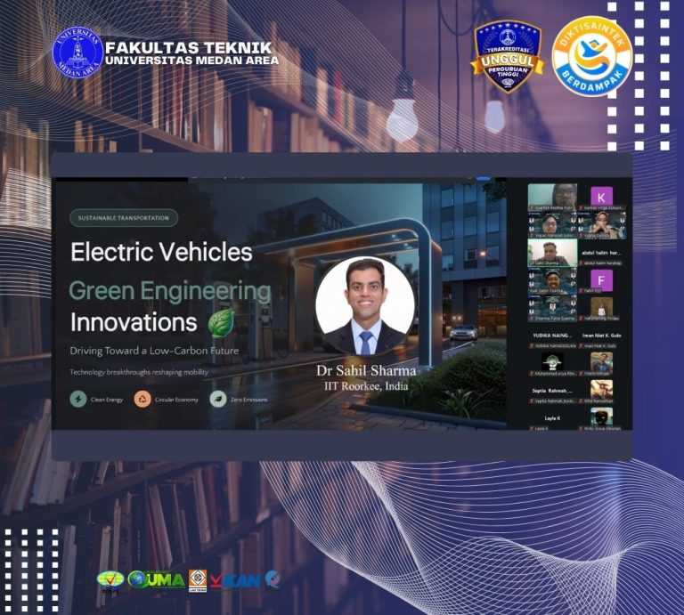 Fakultas Teknik UMA Gelar Webinar ICP, Hadirkan Narasumber Internasional