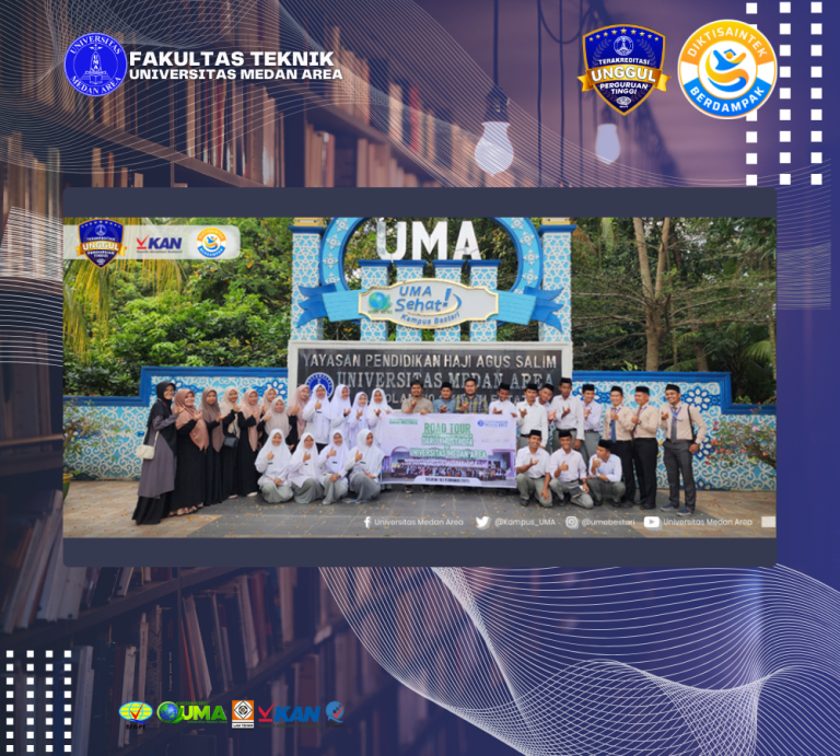 Universitas Medan Area Sambut Siswa Pesantren Modern Entrepreneur Darul Musthofa dalam Road Tour Edukasi