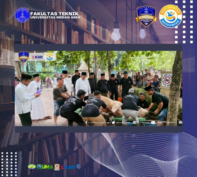 Universitas Medan Area Gelar Penyembelihan 26 Hewan Qurban pada Idul Adha 1447 H