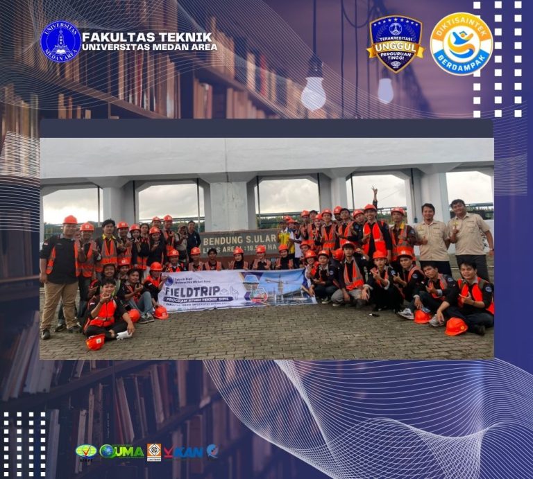 Mahasiswa Teknik Sipil UMA Perdalam Pemahaman Bangunan Air melalui Field Trip ke Bendung Sei Ular